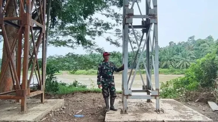 Pembangunan Jembatan Perintis Capai 50 Persen