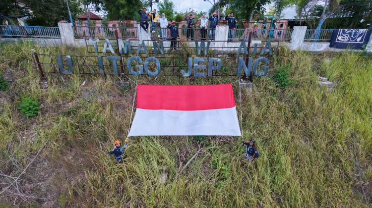 Ekspedisi Merah Putih Mapala Unimal Sentuh Air Terjun dan Goa Jepang