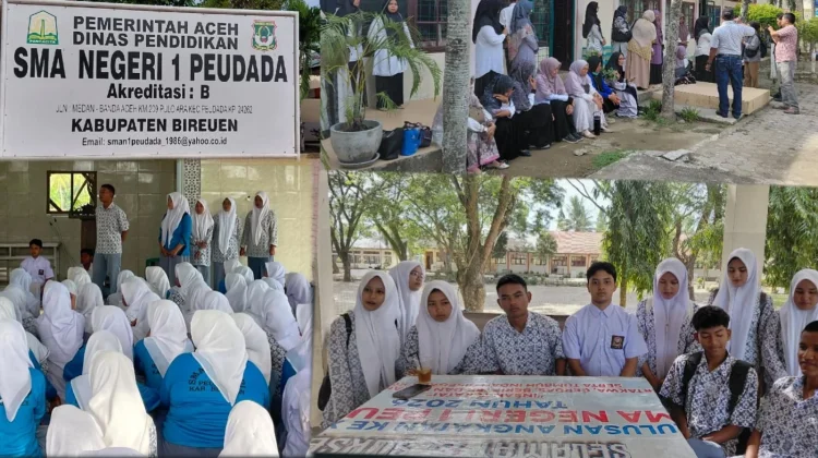 Mogok Belajar Serentak, Ratusan Siswa SMAN 1 Peudada Desak Kepsek Diganti