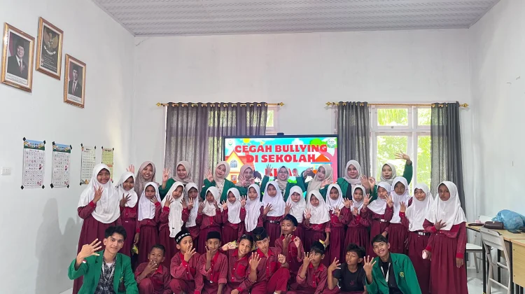 Mahasiswa KKN Unimal Edukasi Siswa Cegah Bullying