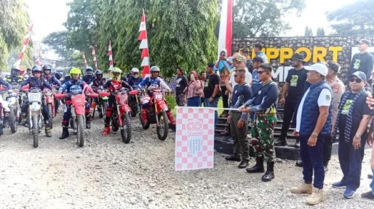 Ratusan Rider Taklukkan Jalur Ekstrem Jaya Sakti Trail Adventure
