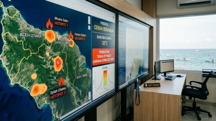 Cuaca Aceh Utara Cerah Berawan, BMKG Ingatkan Potensi Sinar Ultraviolet
