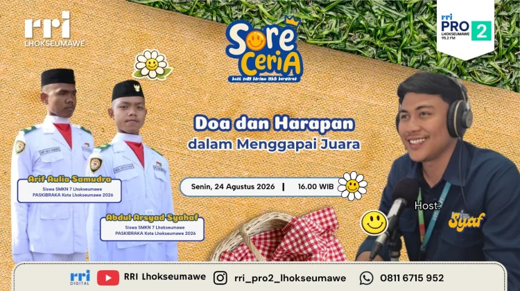 Paskibraka Kota Lhokseumawe 2026 Berbagi Cerita dan Harapan di RRI