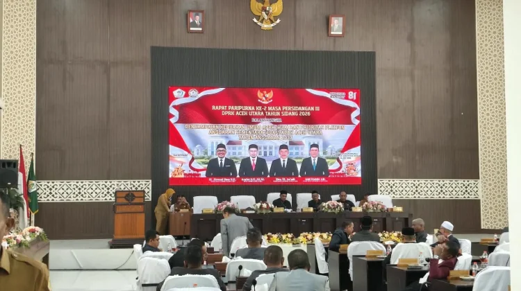 Pemkab Aceh Utara Sampaikan KUA-PPAS 2027 dan LPJ 2025 ke DPRK