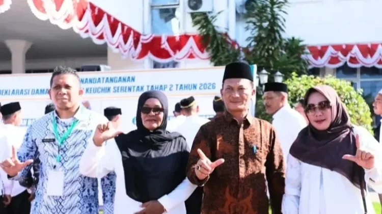 Sekda Lhokseumawe Pimpin Deklarasi Damai 146 Calon Keuchik