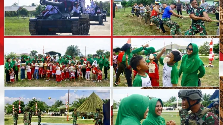 Sukacita HUT ke-81 RI, Yonkav 11/MSC Gelar Lomba dan Upacara