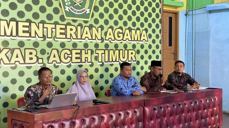 Kemenag Aceh Timur Sosialisasikan EMIS GTK untuk Operator Madrasah