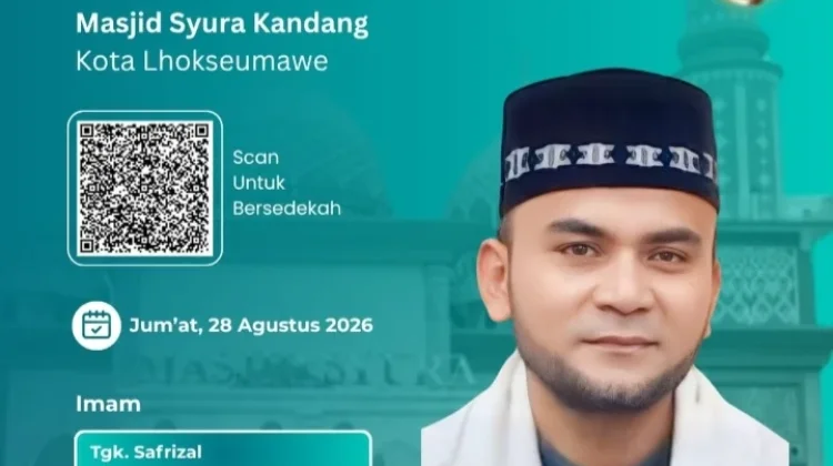 Tgk. Abdul Majid Jadi Khatib Jumat di Masjid Syura Kandang