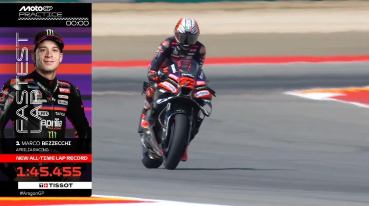 Hasil Practice MotoGP Aragon: Marco Bezzecchi Tercepat dan Pecahkan Rekor