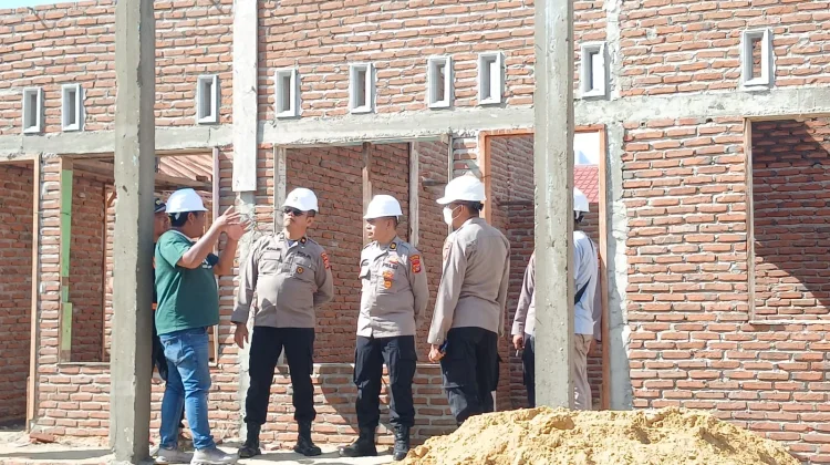 Itwasda Polda Aceh Tinjau Pembangunan Sarpras Polres Lhokseumawe