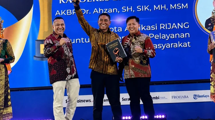 Kapolres Lhokseumawe Raih Serambi Awards 2026 Berkat Aplikasi Rijang