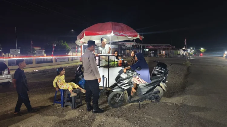 Cegah Gangguan Kamtibmas, Polsek Meurah Mulia Intensifkan Patroli Malam