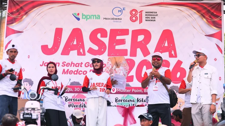 Ribuan Warga Aceh Timur Ramaikan Jalan Sehat Gembira Medco E&P Malaka