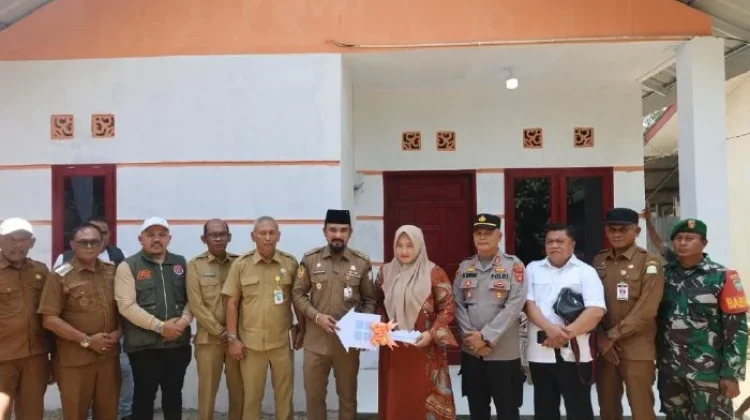 Bupati Al-Farlaky Launching Pembangunan Huntap Korban Banjir