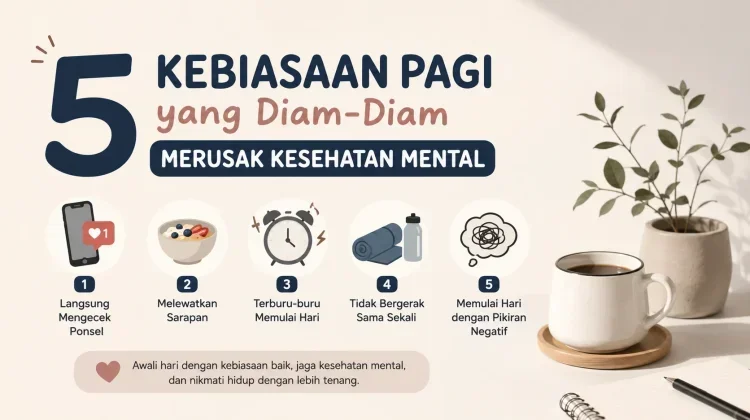 Kebiasaan Pagi yang Bisa Mengganggu Keseimbangan Mental