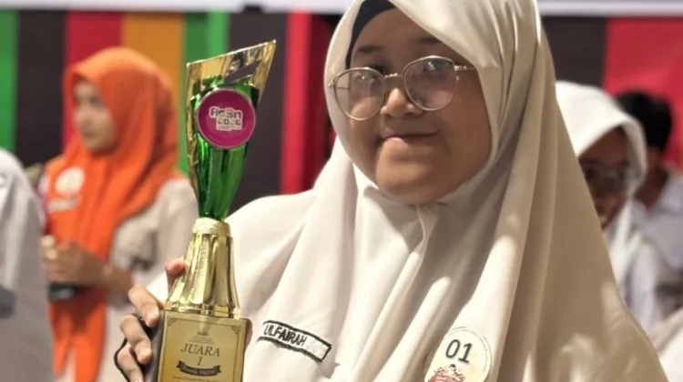 Ulfairah Raih Juara Satu Komik Digital FLS3N Aceh Utara