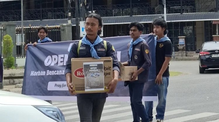 Mahasiswa Pecinta Alam UMPAL Unimal Galang Dana untuk Korban Gempa NTT