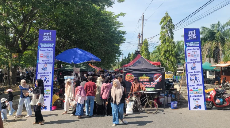 RRI Fest 2026: 300 UMKM Lhokseumawe Membludak Diserbu Warga