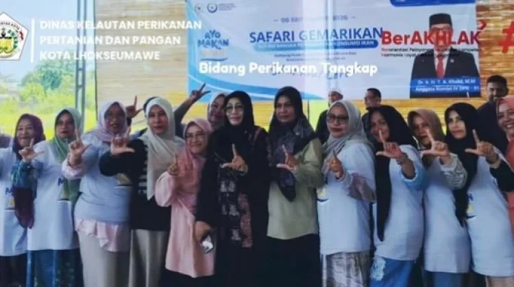 DKPPP Lhokseumawe Dorong Masyarakat Gemar Konsumsi Ikan