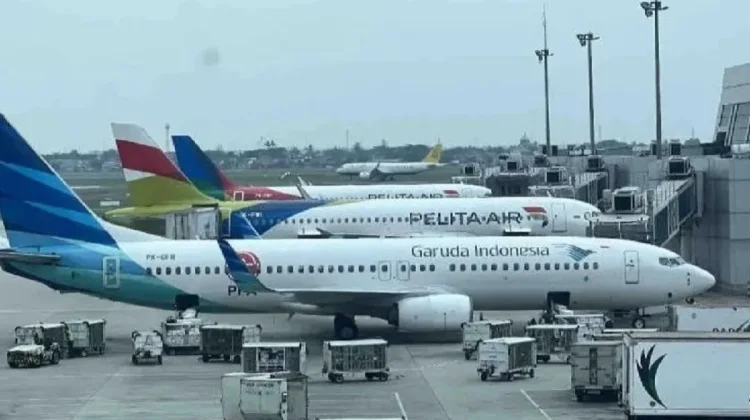 Abu Vulkanik Anak Krakatau Paksa Pesawat Umrah Garuda Mendarat di Aceh