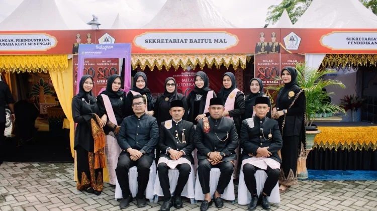Sekretariat Baitul Mal Aceh Utara Meriahkan Milad Samudera Pasai ke-800