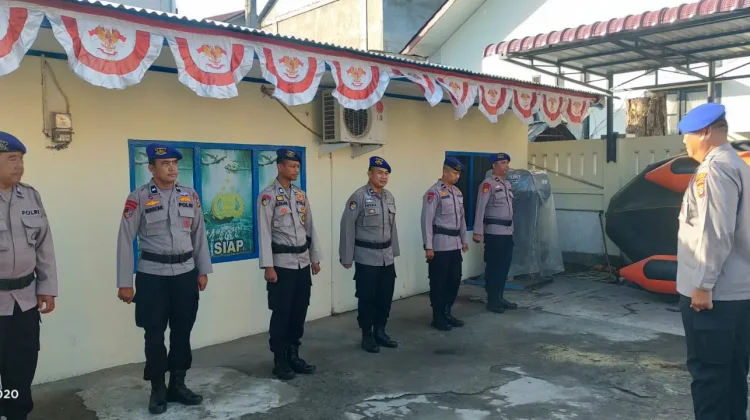 Sat Polairud Polres Lhokseumawe Pastikan Kesiapan Personel dalam Pelaksanaan