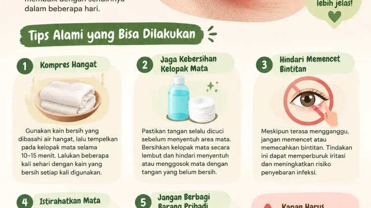 Cara Membantu Meredakan Mata Bintitan Secara Alami