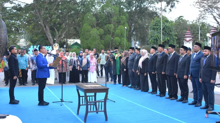 Wali Kota Langsa Lantik Pejabat Eselon II, OPD Dirampingkan