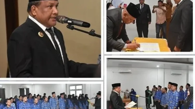Bupati Bireuen Lantik 34 Kepala Sekolah PAUD, SD dan SMP