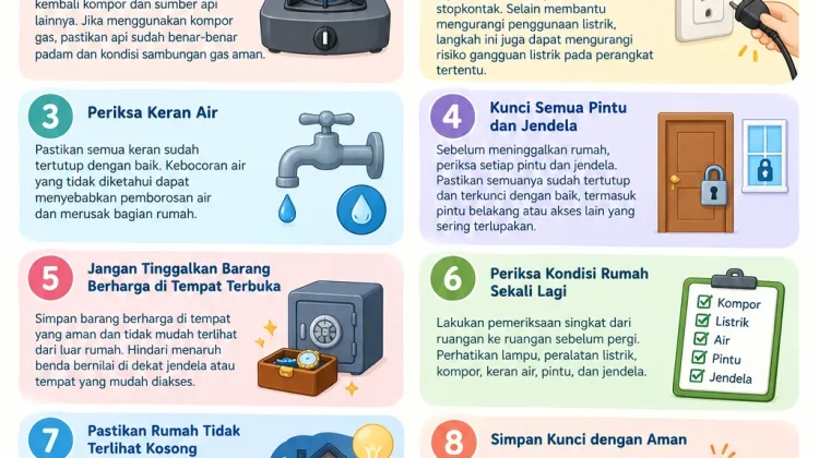 Tinggalkan Rumah dalam Keadaan Aman