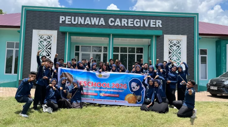 IESCHOOL 2026 Dorong Siswa SMK Negeri 8 Lhokseumawe Berani Berbahasa Inggris