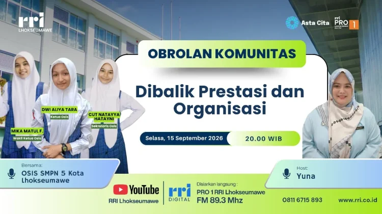 Dwi Aliya Tara Memimpin OSIS SMPN 5 Lhokseumawe dengan Visi dan Tanggung Jawab