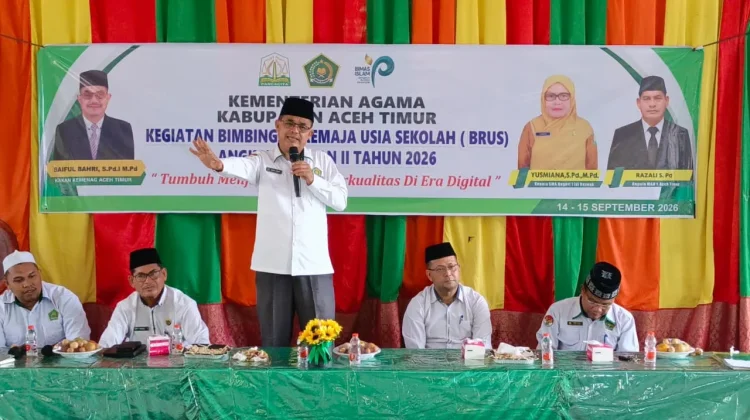 Cegah Pernikahan Dini, Kemenag Aceh Timur Edukasi ke Sekolah