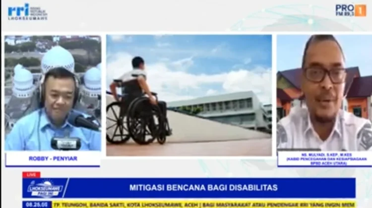 BPBD Aceh Utara Dorong Qanun Khusus, Libatkan Disabilitas dalam Mitigasi Bencana