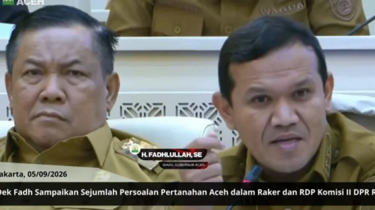 Wagub Sampaikan Persoalan Pertanahan Aceh dalam Raker dan RDP Komisi II DPR RI