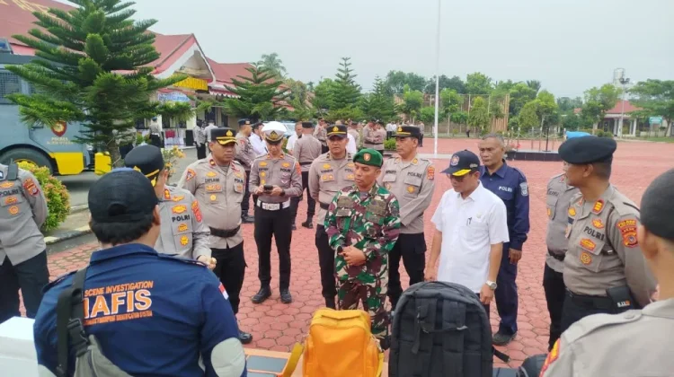 Plh Sekda Hadiri Apel Kesiapan Karhutla di Polres Aceh Utara