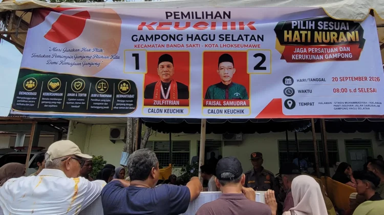 Dua Kandidat bertarung di Pilchiksung Hagu Selatan