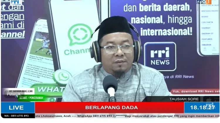 Ustadz Saifuddin Abbas: Pentingnya Hati yang Lapang