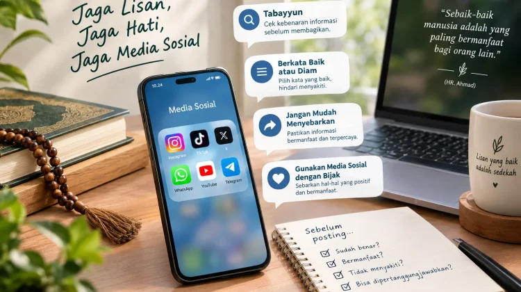 Menjaga Lisan dan Bijak Bermedia Sosial, Cermin Akhlak Seorang Muslim