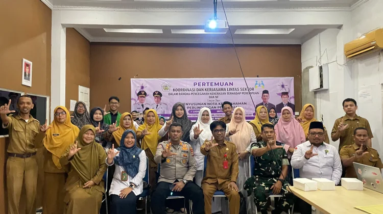 DP3AP2KB Susun Nota Kesepahaman Perlindungan Perempuan Bersama Lintas Sektor