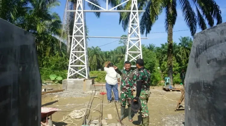 Jembatan Gantung Kaloy Dipacu, Dandim Tekankan Mutu dan Keselamatan