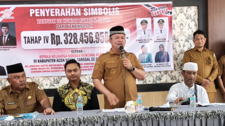 Ayah Wa Salurkan Bantuan Rp328,4 Miliar bagi Korban Banjir Aceh Utara
