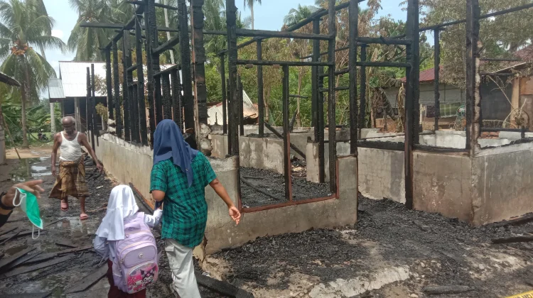 Rumah Warga Aceh Timur Ludes Terbakar, Surat Berharga dan Uang Tunai ikut Terbakar
