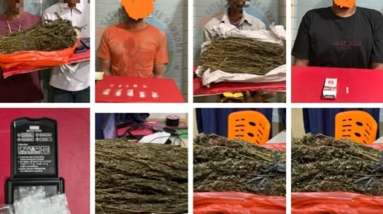 Satresnarkoba Polres Pidie Jaya Ungkap 4 Kasus Narkotika, Sabu dan Ganja Disita