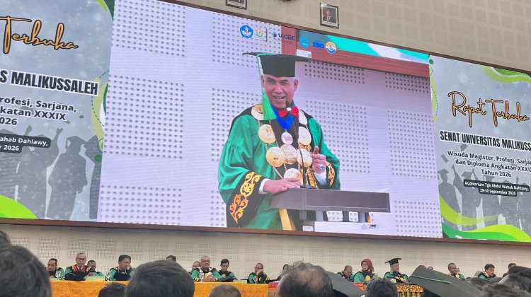 Wisuda 1.247 Lulusan Unimal, Rektor Tekankan Ilmu Harus Dibarengi Etika
