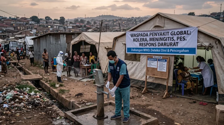 Waspada Kolera, Meningitis, dan Pes, WHO Soroti Lonjakan Kasus Global