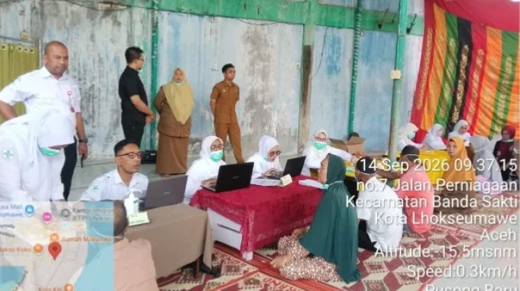 Puskesmas Mon Geudong Lakukan Tracing TB di Pusong Baru