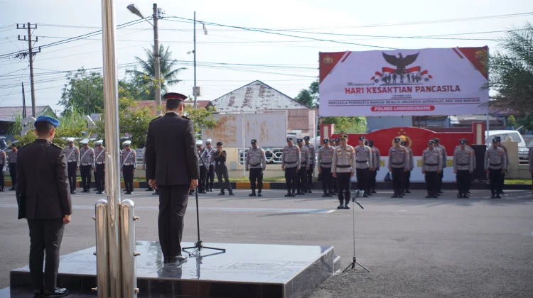 Polres Lhokseumawe Gelar Upacara Hari Kesaktian Pancasila