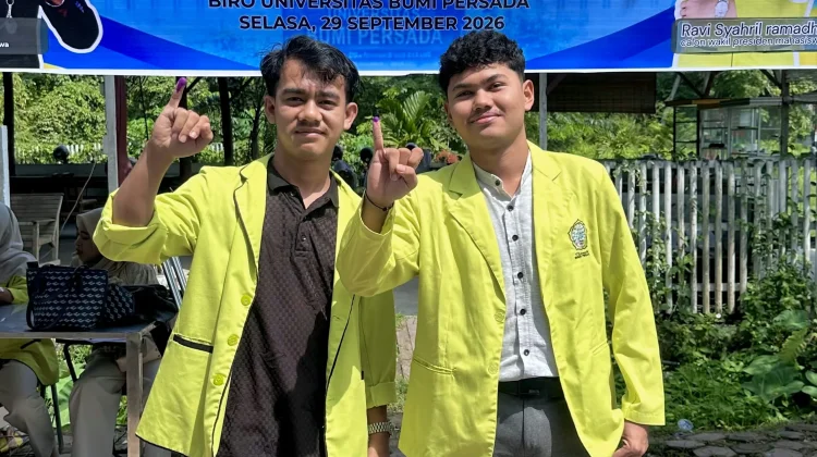 M. Dian Rizki dan Zaqiul Maula Terpilih Pimpin BEM Universitas Bumi Persada