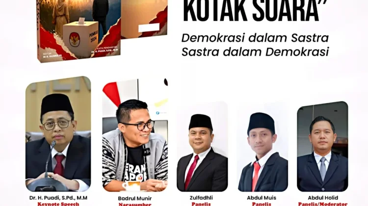 Bawaslu Aceh Utara, Diskusi Publik Novel “Di Balik Kotak S